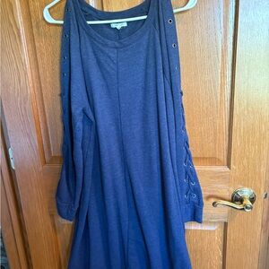 Maurices Deep Blue Knit Top